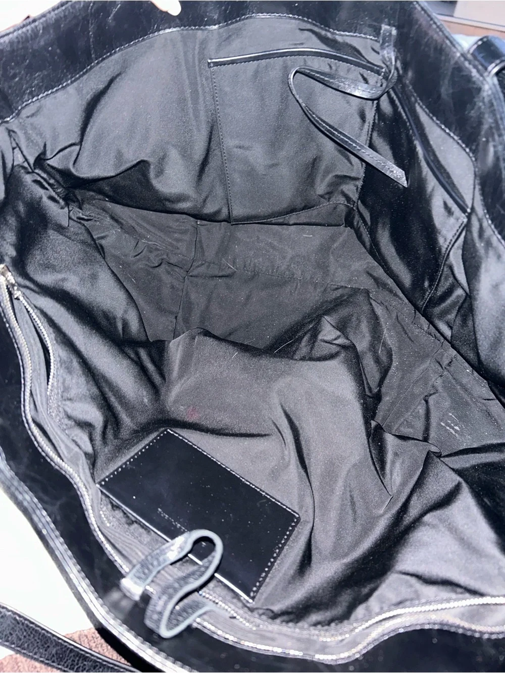Alexander Wang Black Embossed Logo Tote